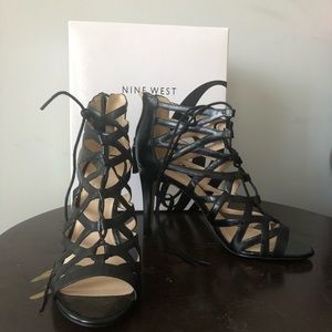 Nine West Tie/Strap Heels